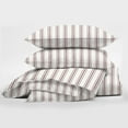 thumbnail image 4 of 6ix Tailors August Stripe Merlot Reversible Duvet Cover Set Twin, 4 of 5