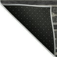 thumbnail image 4 of HomeRoots 599607 8 x 10 ft. Black & Beige Geometric Washable Indoor & Outdoor Rectangle Area Rug, 4 of 5