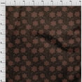thumbnail image 4 of oneOone Cotton Poplin Brown Fabric Floral Sewing Material Print Fabric By The Yard 56 Inch Wide, 4 of 5