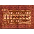 thumbnail image 1 of Ahgly Company Indoor Rectangle Persian Orange Traditional Area Rugs, 2' x 4', 1 of 1