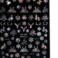 thumbnail image 4 of s de Navidad para decoración de uñas, s autoadhesivas para uñas, palillo de Navidad de nieve para decoraciones de uñas de - DH-195 DH-195 Plata Sunnimix Arte de uñas pegatinas, 4 of 6