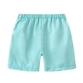 thumbnail image 5 of OSOLU Toddler Boys Girls Solid Color Sport Shorts Kids Casual Shorts Versatile Dailywear, 2-3 Years, 5 of 5