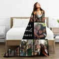 thumbnail image 3 of Custom Blanket with Photos Text Customized Blanket Personalized Flannel Throw Blankets for Adult Kid Birthday Wedding Christmas Halloween Fathers Mothers Valentines Day Gift 40"X30", 3 of 6