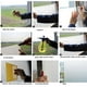 thumbnail image 3 of Película para ventanas y puertas de vidrio con aislamiento térmico, película estática para privacidad, calcomanía artística 4, 3 of 9