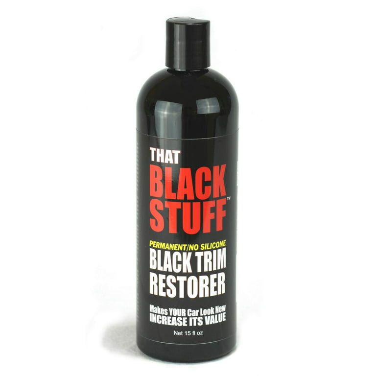 That Black Stuff | Black Plastic Trim Restorer | Restore Black Plastic Trim to Factory OEM Look | Do Once and Done | 3.25 oz