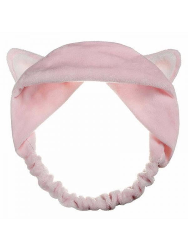Girls Cat Ears Headband Hairband Makeup Face Clean Spa Fluffy Hair Band Lovely Z Girls Cat Ears Headband Hairband Makeup Face Clean Spa Fluffy Hair Band Lovely Z