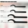 thumbnail image 3 of 4pcs Steel Car Coil Over Spanner Wrench Adjustment Tool Black Universal, 3 of 6