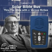 Thru The Bible with J. Vernon McGee + King James Version (KJV) MegaVoice Handheld Solar Powered Audio Bible