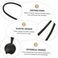 thumbnail image 4 of 1 Set Tent Bungee Cord Trampoline Tent Black Tent Camping Tent Canopy Cords Black Bungees Balls Cords Black Bungee Cord Tarp Tie Down Cord Elastic Rope Tie Down Elastic Cord Tether, 4 of 5