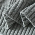 thumbnail image 4 of FYDUU Men's Crewneck Sweater Mens Crew Neck Sweater Cable Knit Pullover Top Long Sleeve Warm Sweaters Trend Casual Business Knitwear Stylish Work Sweaters, 4 of 8