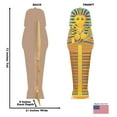 thumbnail image 2 of Cardboard People Pharaoh Sarcophagus Mummy Cardboard Cutout Standup, 2 of 3