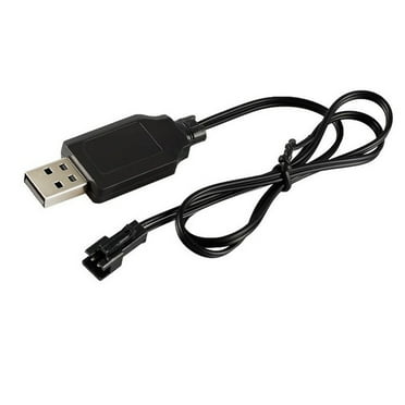 CHENGSI 3.7V Lithium Battery USB Charger Cable with SM-2Pin Plug Compatible for RC Car RC Plane RC Tank RC Boat and Other Remote Control Toys for 3.7V Lipo Battery
