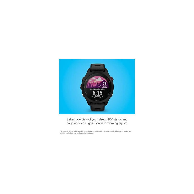 Garmin Forerunner® 255S Music Smartwatch, Black - GPS & Training