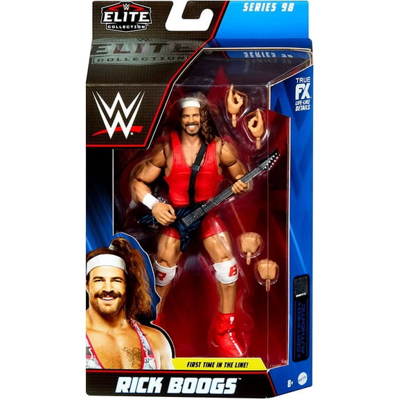 WWE Wrestling Series 98 Rick Boogz Action Figure (Chase Red Gear)