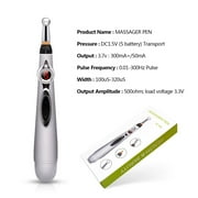 Click & Care Drug-Free Instant Pain Relief Pen-Silver