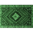 thumbnail image 1 of Ahgly Company Indoor Rectangle Persian Emerald Green Traditional Area Rugs, 2' x 3', 1 of 4