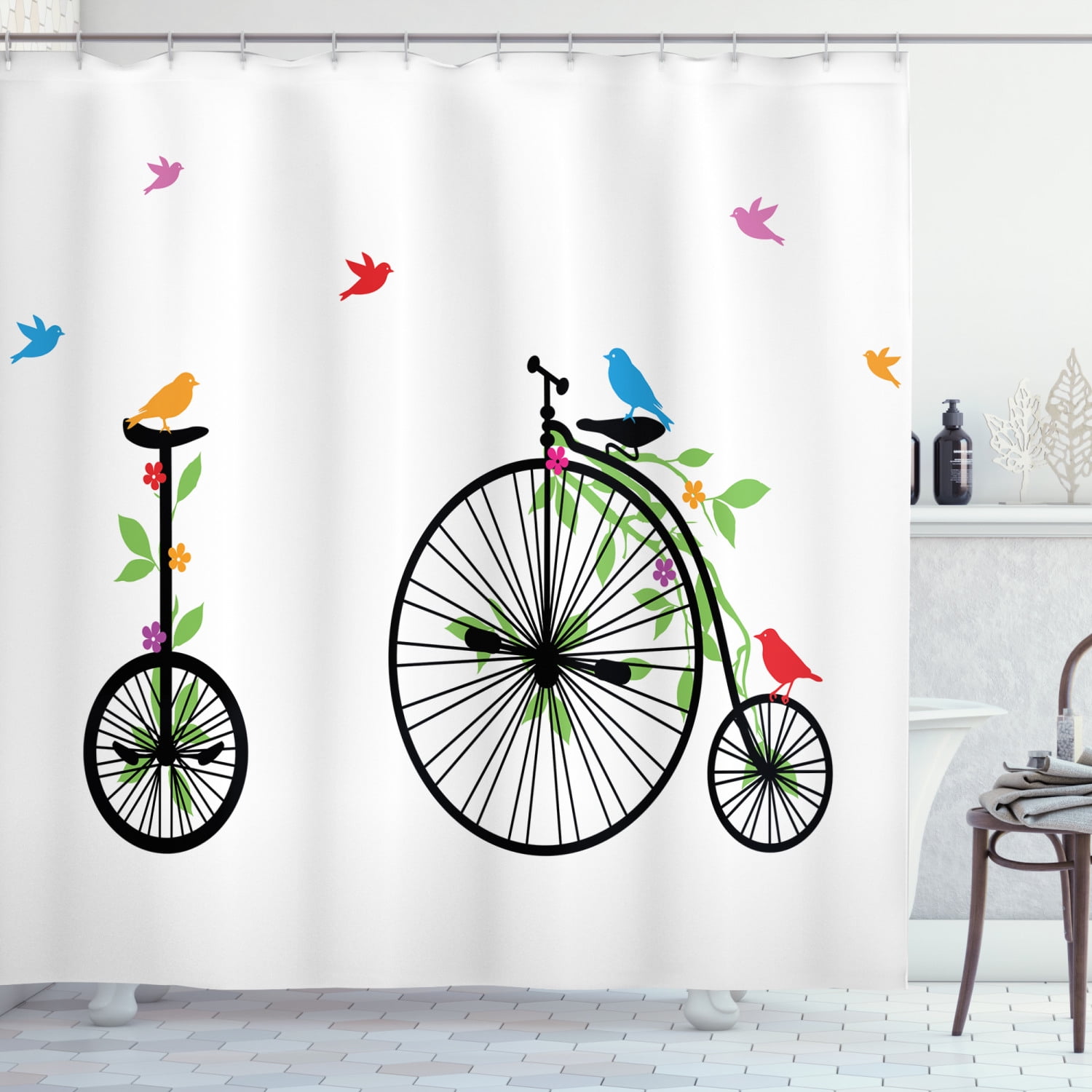 Bicycle Shower Curtain Bicycle Shower Curtain