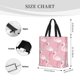 thumbnail image 3 of Easygdp Flamingo Bolsa Tote para Mujer, Bolso de Hombro para Trabajo, Playa, Viajes, Compras y Supermercado, 3 of 7