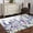 White Blue Purple, variant on Area Rug for Living Room, Spring Floral Non-Slip Indoor Large Carpet for Bedroom/Dining Room, Watercolor Lavender Daisy Butterflies Botanical Washable Low-Profile Floor Mat Runner Rugs - 2.7 x 5 Ft