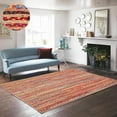 thumbnail image 3 of 2.6x8 Ft Multi & Natural Jute Area Rug, Hand-Woven, Reversible, Farmhouse Boho Style, Durable & Pet-Friendly Rug for Living Room, Dining Room, and Bedroom, 3 of 5