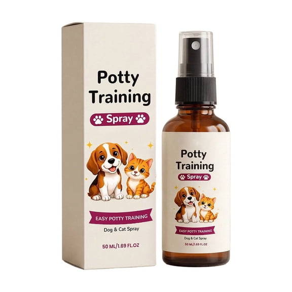 Dog Potty Training Spray - Spray For Dogs & Puppies - Go Here Attractant Teaches The Right Spot Indoors Or Outdoors