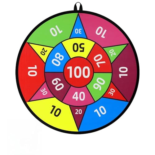 29" Large Dart Board for Kids,Kids Dart Board with Sticky Balls,Backyard Outdoor Games Birthday Gifts for 3 4 5 6 7 8 9 10 11 12 Year Old Boys Girls