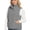 Dark-Grey, variant on Czanzd Women's Corduroy Stand Collar Puffer Vest Warm Puffy Outerwear(Apricot,M)