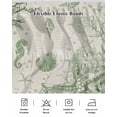 thumbnail image 5 of Sage Green Starfish Wrap Around Bed Skirts for California King Bed 16" Drop,Bed Skirt with Adjustable Elastic Belt Dust Ruffle Bed Valance for Bedroom Coastal Nautical Seahorse Conch Bed Frame Cover, 5 of 7