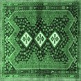 thumbnail image 1 of Ahgly Company Indoor Square Persian Emerald Green Traditional Area Rugs, 8' Square, 1 of 4