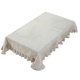 thumbnail image 1 of Mantel con volantes de color liso, rectangular, cuadrado, para mesa de comedor, para decoración de cocina, comedor y patio., 1 of 8