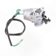 thumbnail image 3 of Gasoline Generator Carburetor Assembly for 5-6.5KW Engines Fits 188F/190F/192F Models Manual Throttle Replacement Part, 3 of 5