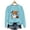 Sky Blue, variant on Hurxie Women's Oversized USA Graphic Sweatshirts Crewneck Patriotic Fleece Pullover Tops Winter Sweater