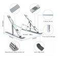 thumbnail image 5 of Adjustable Aluminum Laptop Stand - Portable Desk Riser, Ergonomic Laptop Holder, 5 of 10