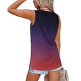 thumbnail image 4 of Camiseta Sin Mangas Para Mujer Tops Sin Mangas Blusa Casual Estampado Con Cuello en V de Moda Odeerbi ODB162533, 4 of 6