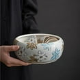 thumbnail image 2 of Manhua Tea Washing Large Household Tea Basin Washing Water Porcelain Kung Fu Tea Set Tea Cup Basin, 2 of 6