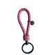 thumbnail image 1 of Yuarrent LLavero de cuerda tejida trenzada de cuero, bolso DIY encantador, colgante colgante, llavero exquisito, soporte para llavero de coche, joyería Artesanía Rosa Bicolor 3.3*9 cm Yuarrent HA074021-14, 1 of 6