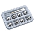 thumbnail image 1 of Cubos de hielo esféricos de acero inoxidable de 25 mm, fáciles de enfriar. 8pcs bolas de hielo, 1 of 6