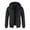 Black, variant on Herrnalise Men's Fashion Casual Warm Thickened Down Jacket Large Coat Long Sleeve Hooded Pocket Zipper Down Jacket Coat Red