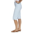 thumbnail image 2 of Shorts Gloria Vanderbilt Amanda de tiro alto hasta la rodilla, 2 of 3