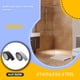 thumbnail image 5 of Matsuzay Cinta antideslizante a prueba de desgaste escalera almohadilla de goma pegamento cinturón agarre rollo adhesivo cintas interiores para Juegos de accesorios de baño Negro 5cmX50cm, 5 of 6
