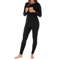 thumbnail image 4 of Fruit of the Loom Women's & Women's Plus Waffle Thermal Union Suit Pajama, 4 of 5