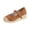 Brown, variant on Women's Vintage Mary Jane Flats, Faux Suede Espadrille Shoes with Buckle Strap, Round Toe Woven Platform Shoes, Non Slip Comfortable Casual Footwear