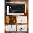 thumbnail image 2 of 24 Pack Fairy Lights Battery Operated - 7Ft 20 Led Mini String Lights Silver Wire Waterproof Firefly Starry DIY Lights for Bedroom Patio Wedding Party Christmas Decor (Warm White), 2 of 7