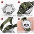 thumbnail image 5 of Nylon Watch Band 18mm Military Ballistic Nylon Replacement Watch Strap with Stainless Steel Buckle for Men Women, 5 of 8