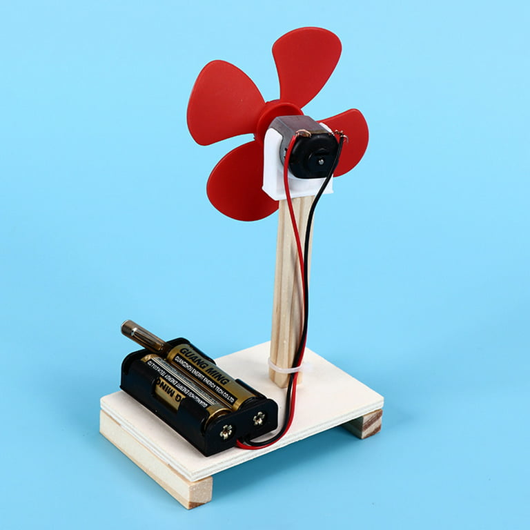 Diy Electric Fan Model Kit Jouets Éducatif Attirer l'attention Inspirer  l'intérêt Moteur électronique pour cadeau Projet d'école maternelle  Adolescents curieux Enfant