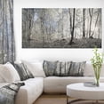 thumbnail image 1 of Design Art - Matin Sombre dans la Forêt Panorama, 1 of 3
