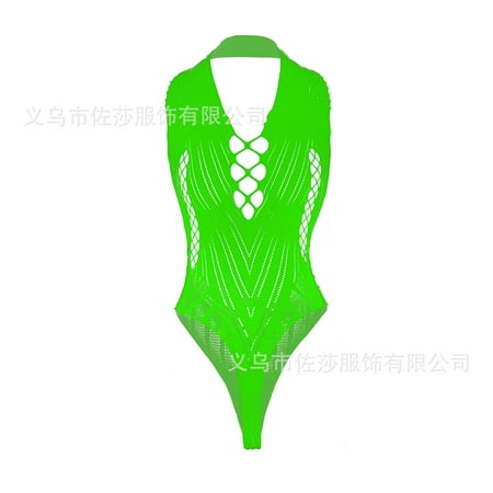 Generic Sexy Lingerie Sexy Temptation Suit Hollow Stockings Mesh Leggings plus Size Fishnet Clothes W288