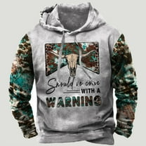 Patlollav Winter Sweatshirts,Mens Fall/Winter Sweatshirts Comfortable Long Sleeve Hooded Cotton Tops M-3XL