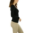 thumbnail image 3 of ToBeInStyle Women's Long Sleeve V-Neck T-Shirt, 3 of 5