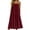 Wine, variant on Tqcoqu Women's Pleated Midi Dressed,Spaghetti Strap Sleeveless Loose Summer Sundress,Loose Flowy Beach Vacation Sundress,Beige Women's S-XXL